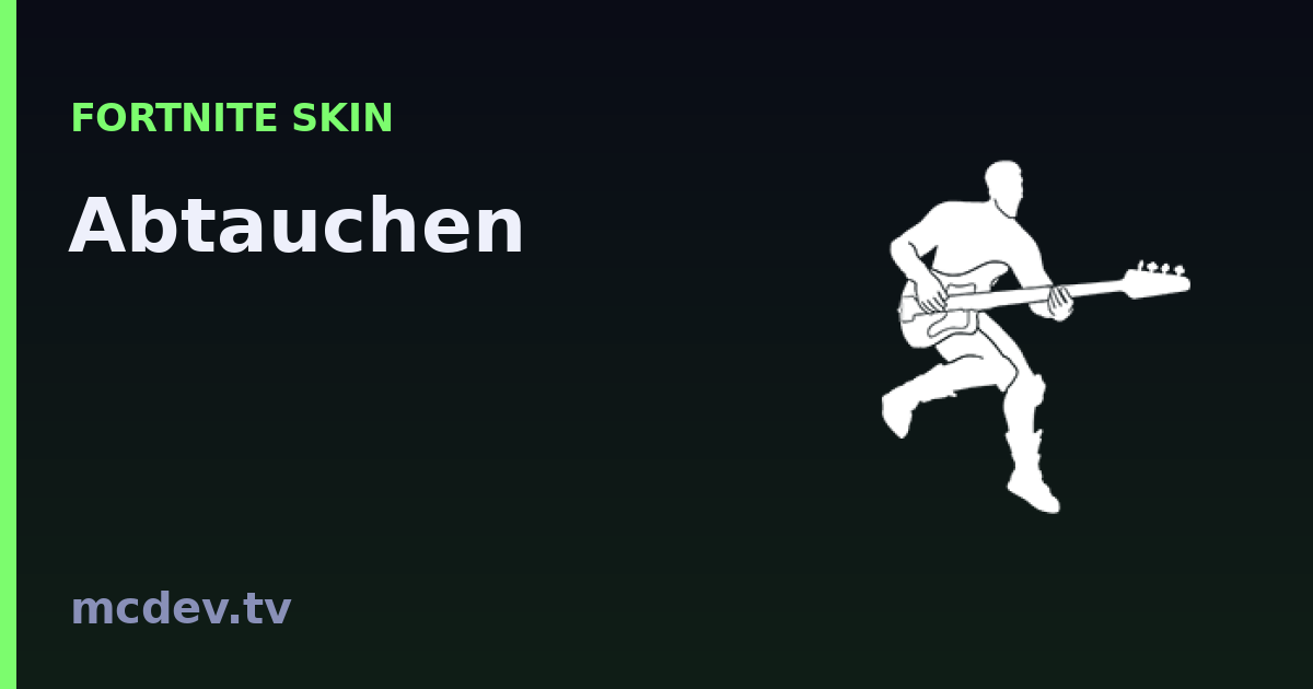 Abtauchen (Emote) – Fortnite: Herkunft, Set & Seltenheit | McDev