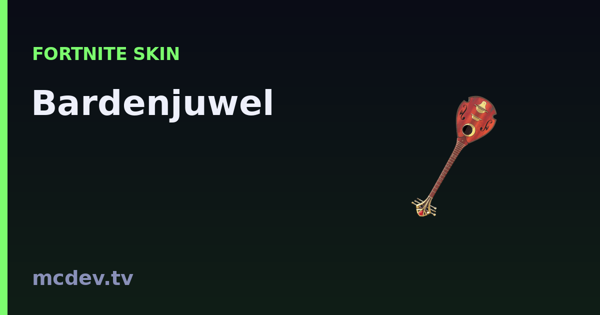 Bardenjuwel (Harvesting Tool) – Fortnite: How to Get It | McDev