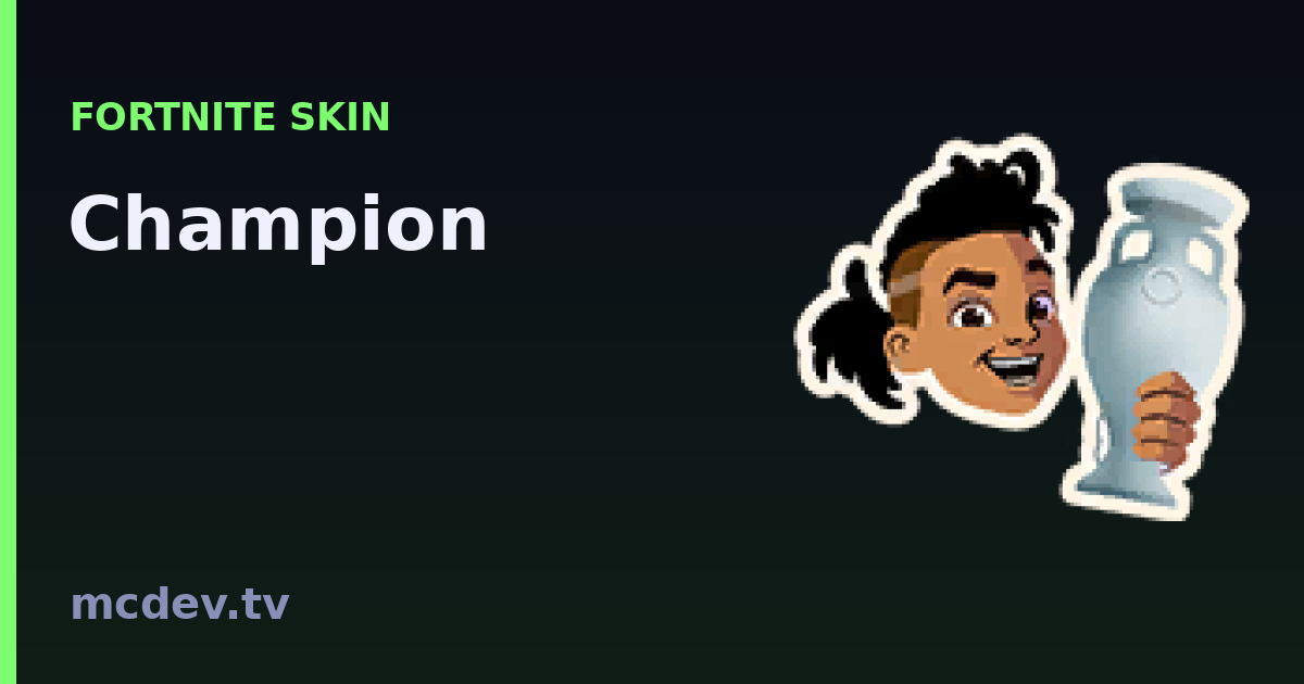 Champion (Emoticon) – Fortnite: Herkunft & Set | McDev