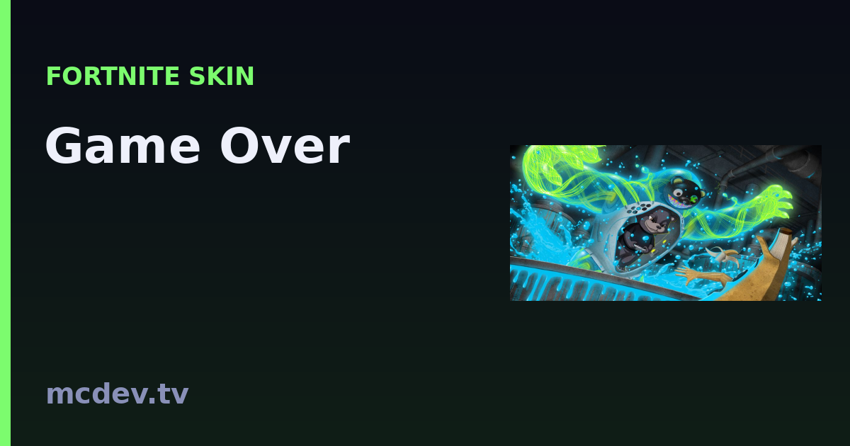 Game Over (Ladebildschirm) – Fortnite: Herkunft & Set | McDev