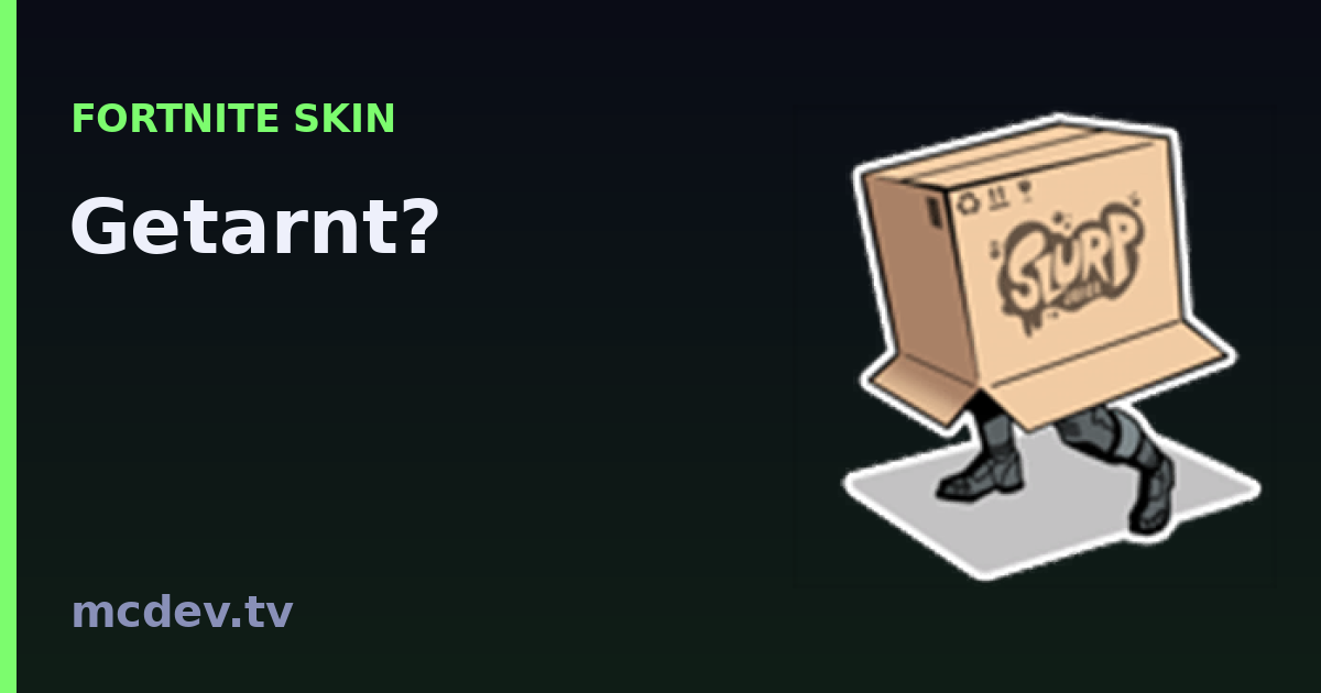 Getarnt? (Emoticon) – Fortnite: Herkunft & Set | McDev
