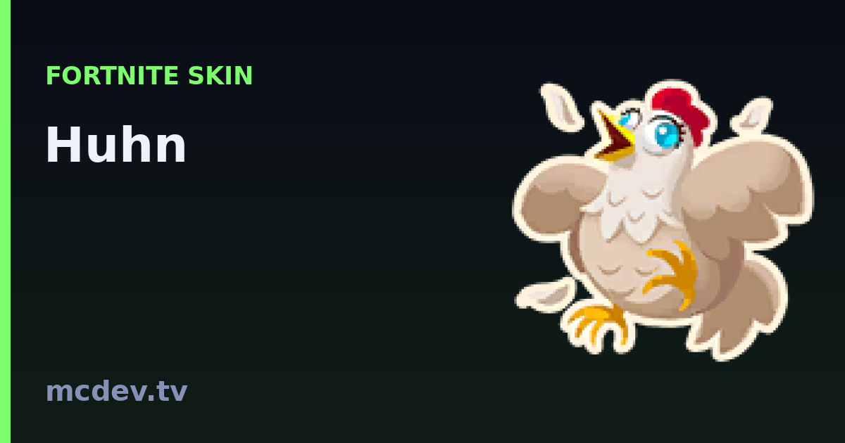 Huhn (Emoticon) – Fortnite: Herkunft, Set & Seltenheit | McDev