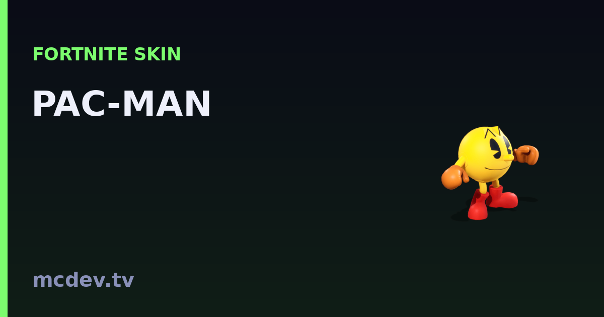 PAC-MAN (Sidekick) – Fortnite: How to Get It | McDev