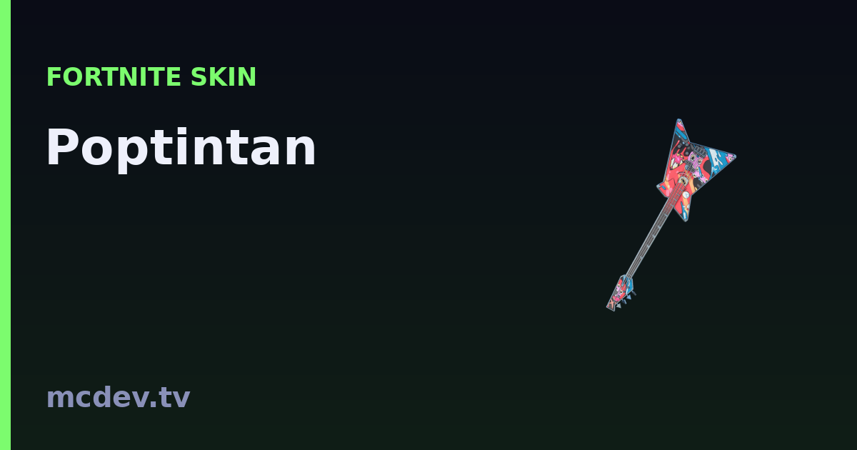 Poptintan (Harvesting Tool) – Fortnite: How to Get It | McDev