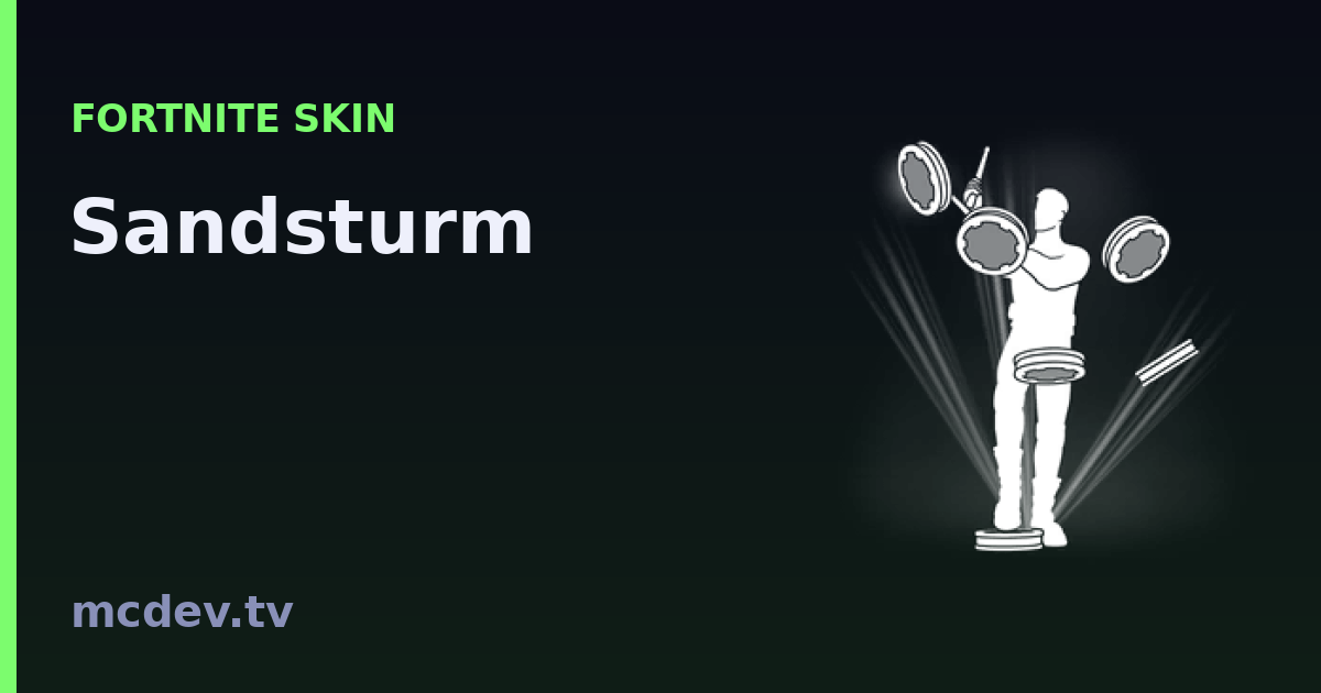 Sandsturm (Emote) – Fortnite: Herkunft, Set & Seltenheit | McDev