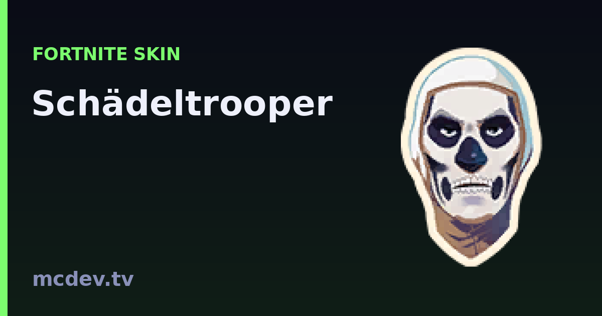 Schädeltrooper (Emoticon) – Fortnite: Herkunft & Set | McDev