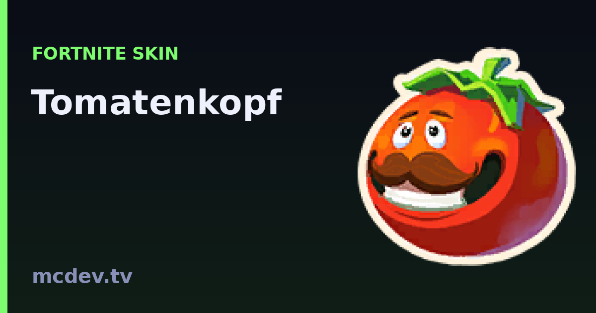 Tomatenkopf (Emoticon) – Fortnite: Herkunft & Set | McDev
