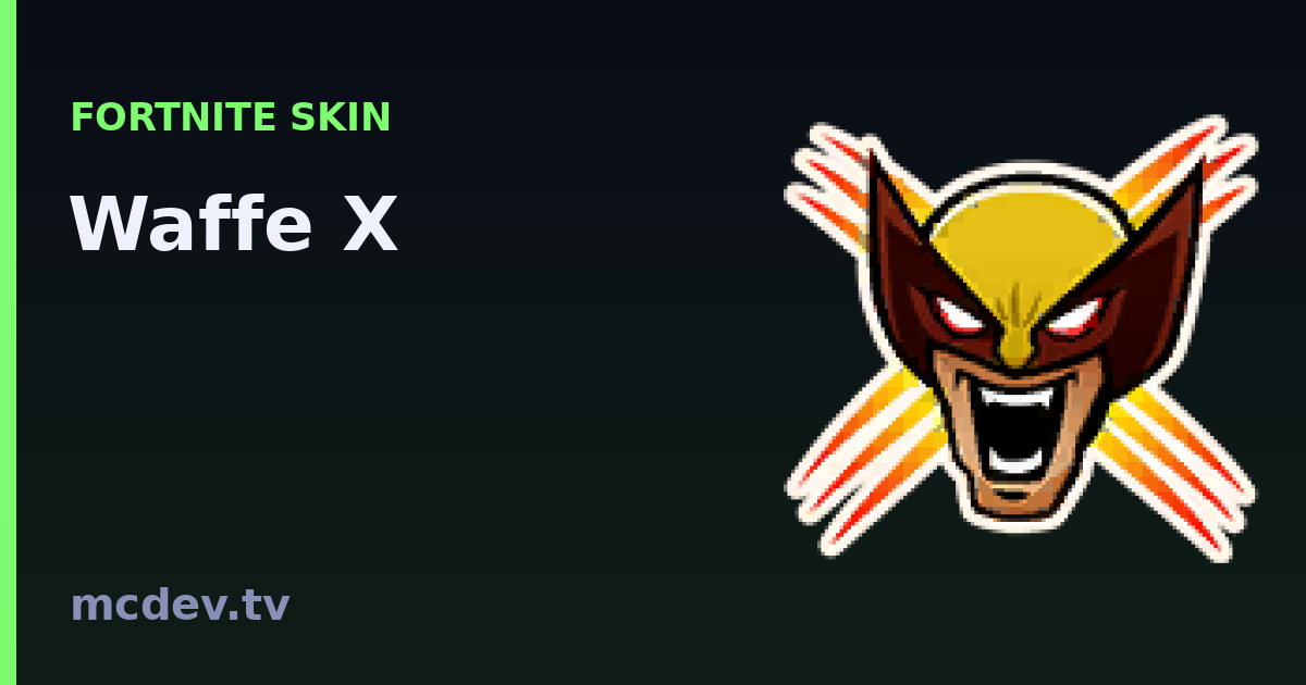 Waffe X (Emoticon) – Fortnite: Herkunft, Set & Seltenheit | McDev