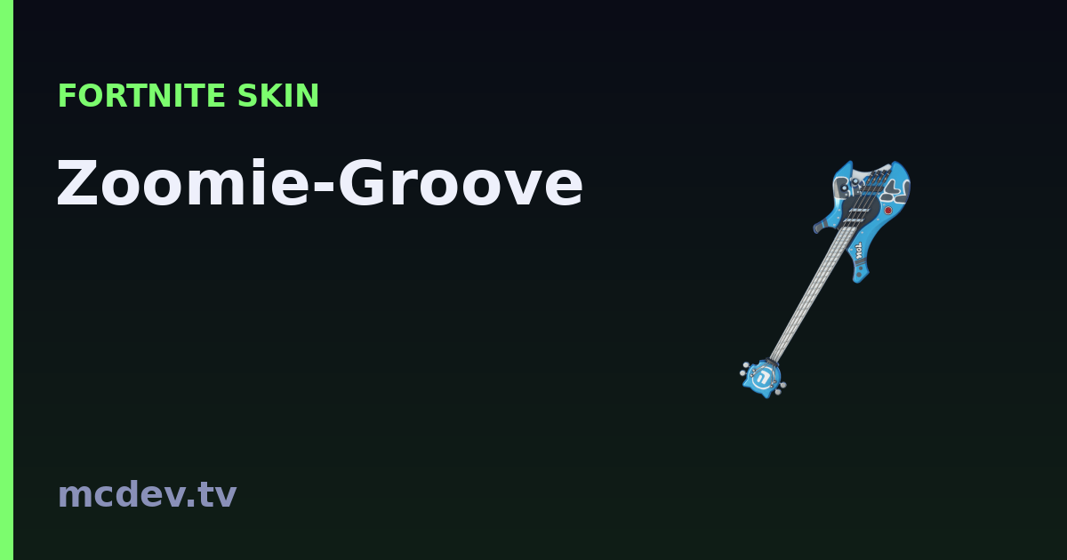 Zoomie-Groove (Harvesting Tool) – Fortnite: How to Get It | McDev