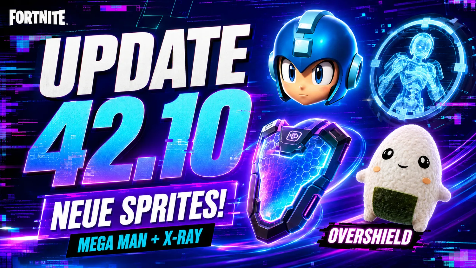 Fortnite Update 42.10 ist da: Neue Sprites, Mega Man & Mastery Monday kehrt zurück