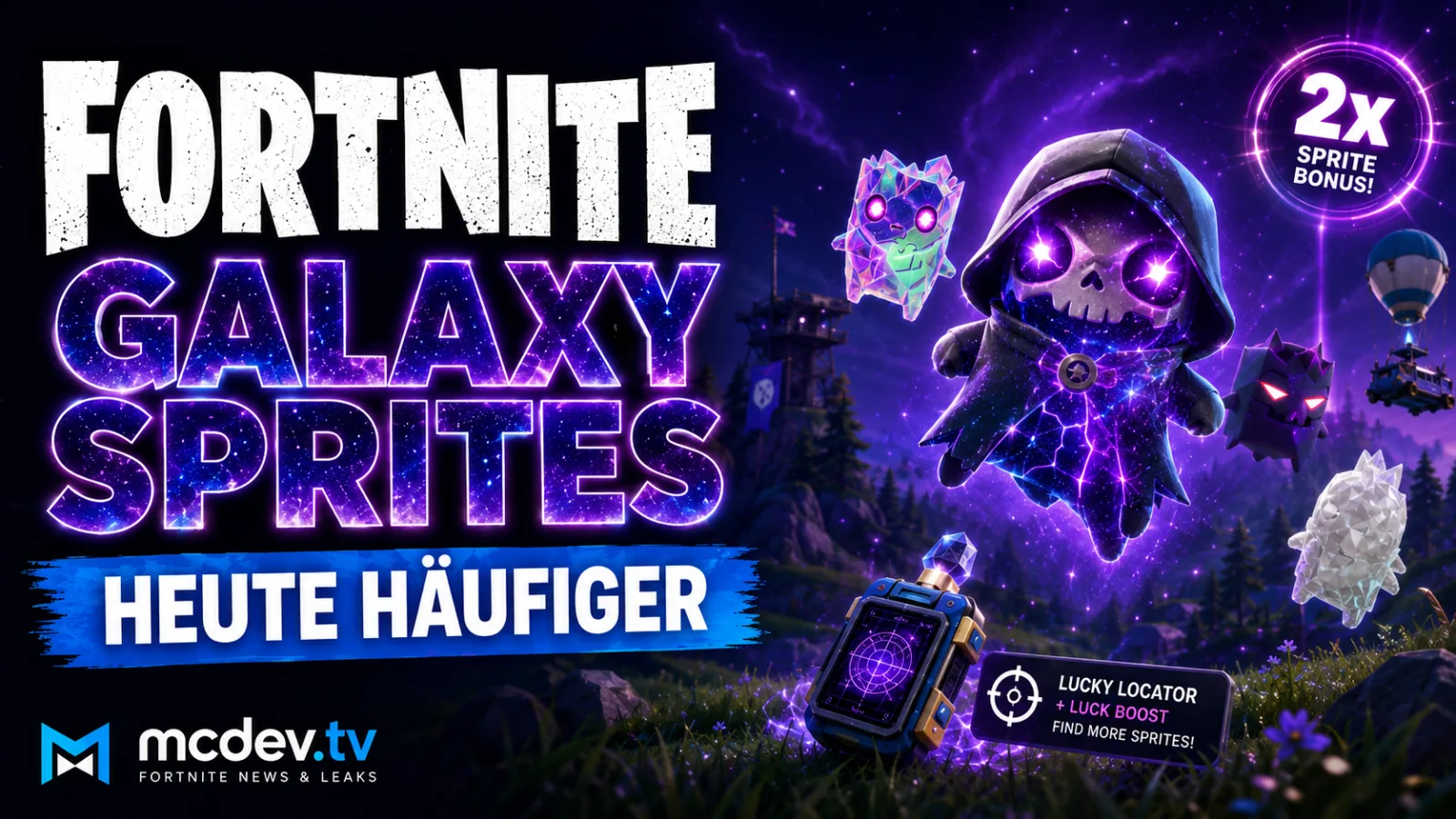 Fortnite Galaxy Sprites heute häufiger: Sprite Spree Week ist gestartet