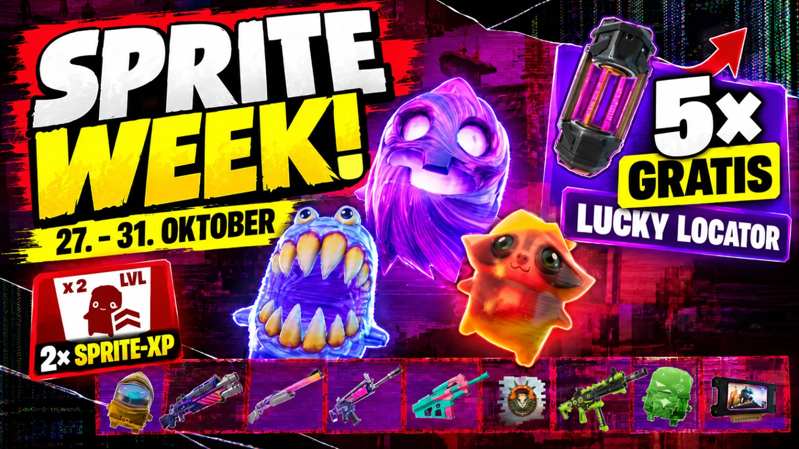 Fortnite startet morgen ein 5-Tage-Event – diese seltenen Geister findet ihr leichter